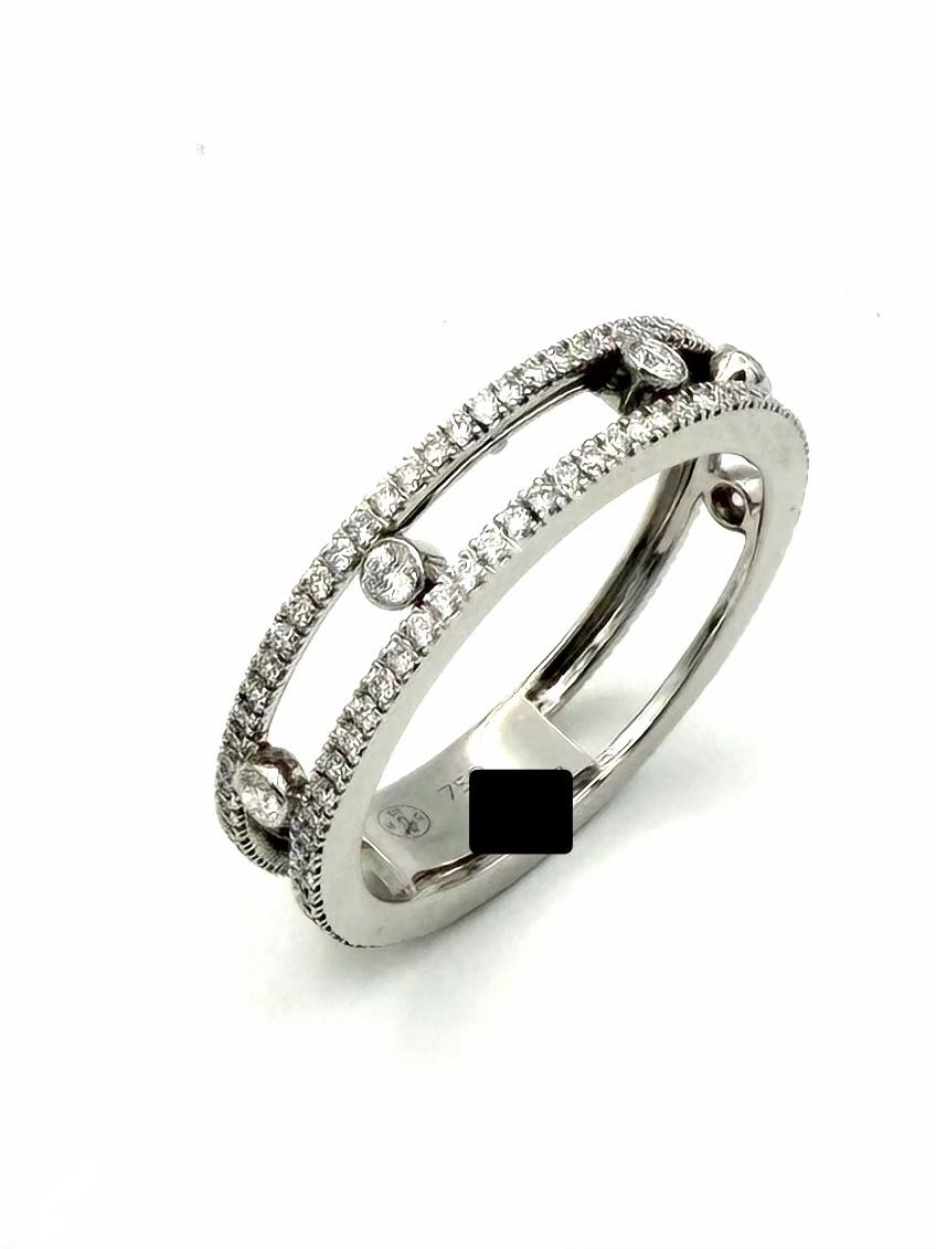 Messika Ringe: MESSIKA. Bague "Fine Move Romane Pavée", bague diamants – Gebraucht aus Renens VD von Diademe.sarl 1