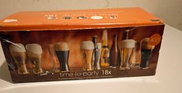 18 Biergläser Set Royal Leerdam 40cl gebraucht Zustand