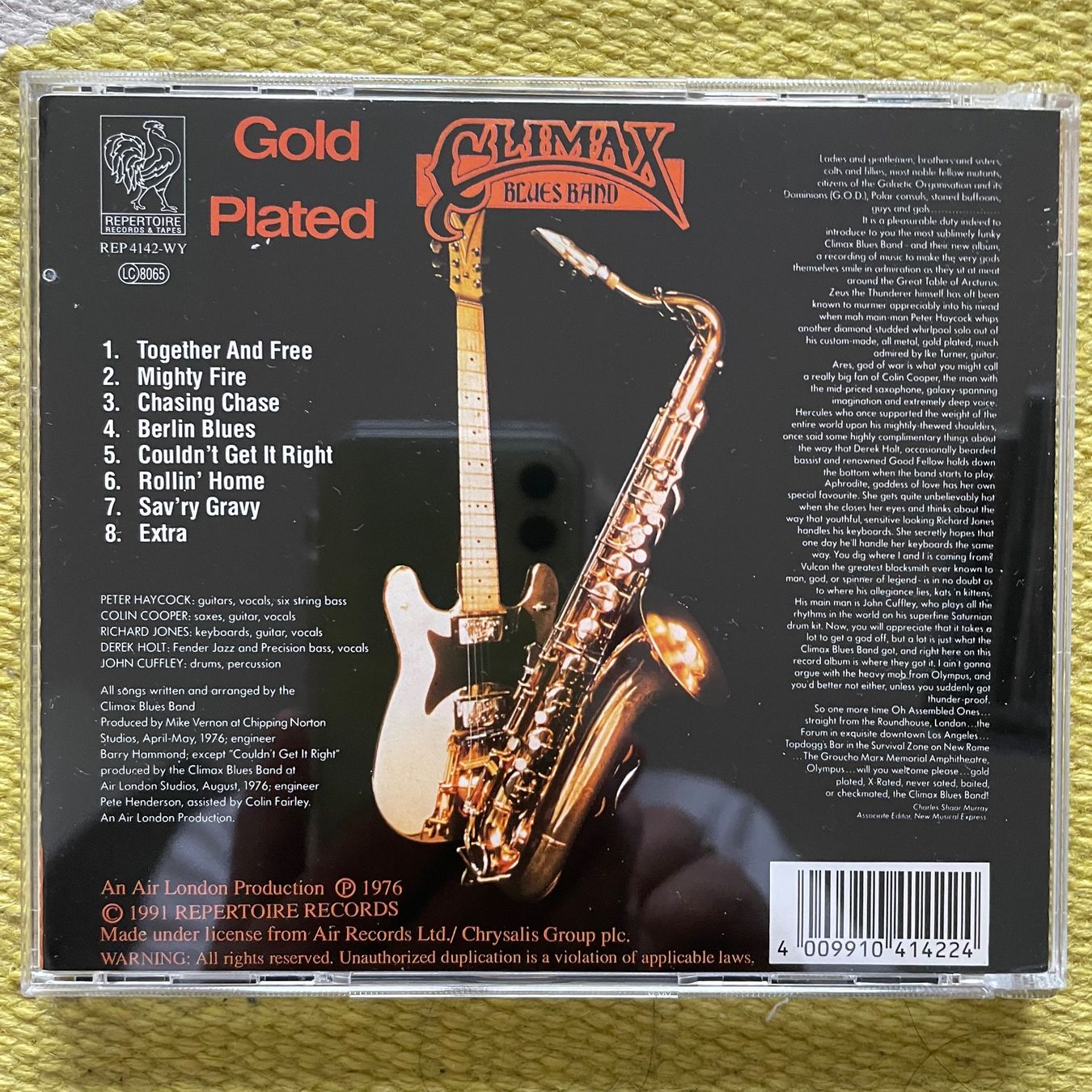 CD: CLIMAX BLUES BAND-GOLD PLATED – Usato da Rorschacherberg venduto da CD-Roli 1