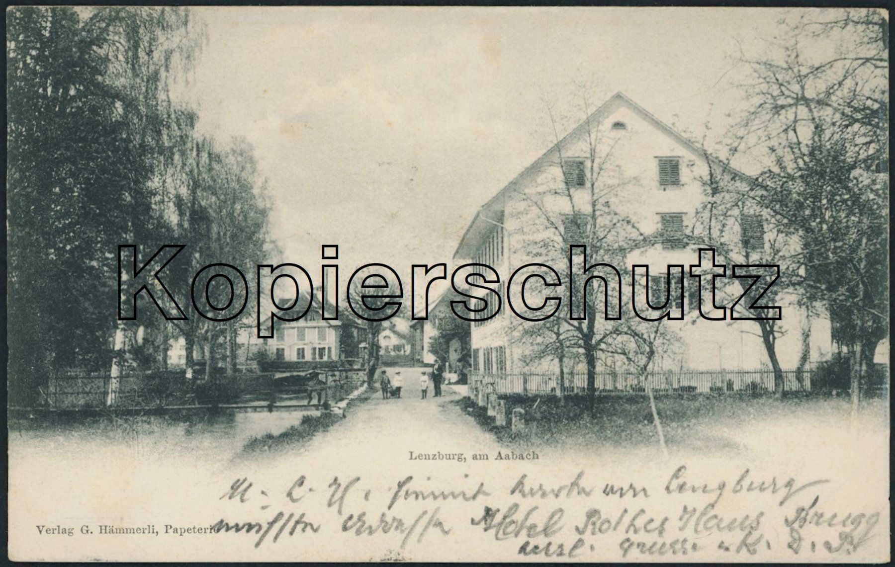 Cartoline postali: AG Lenzburg – Usato da Schindellegi venduto da stationary