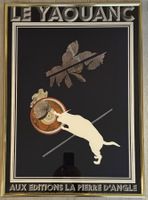 ALAIN LE YAOUANC  Vintage-Plakat zu Galerieausstellung 1975
