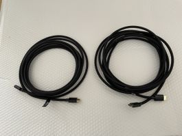 2 HDMI Kabel 5 m Primewire schwarz guter Zustand