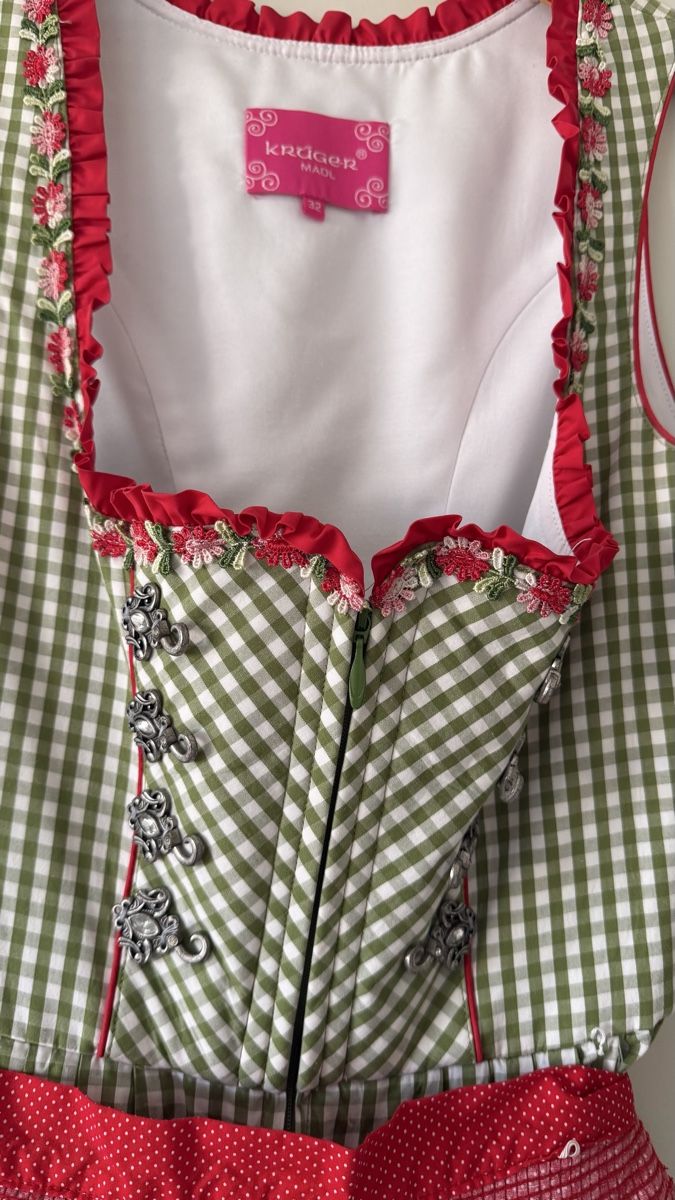 Krüger Vestiti: Original Krüger Madl Dirndl 32 – Nuovo (secondo la descrizione) da Zürich venduto da amaguri 2