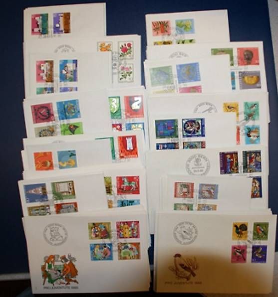 Tutti i francobolli: FDC Couverts RIESIGES LAGER CH & Lichtenstein – Nuovo (secondo la descrizione) da Bleienbach venduto da Mineral_Antik57 2