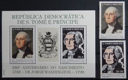 S.Tome e Principe Kat. 774-775 & Block 97 ** 1982 Kat. 21 Eu