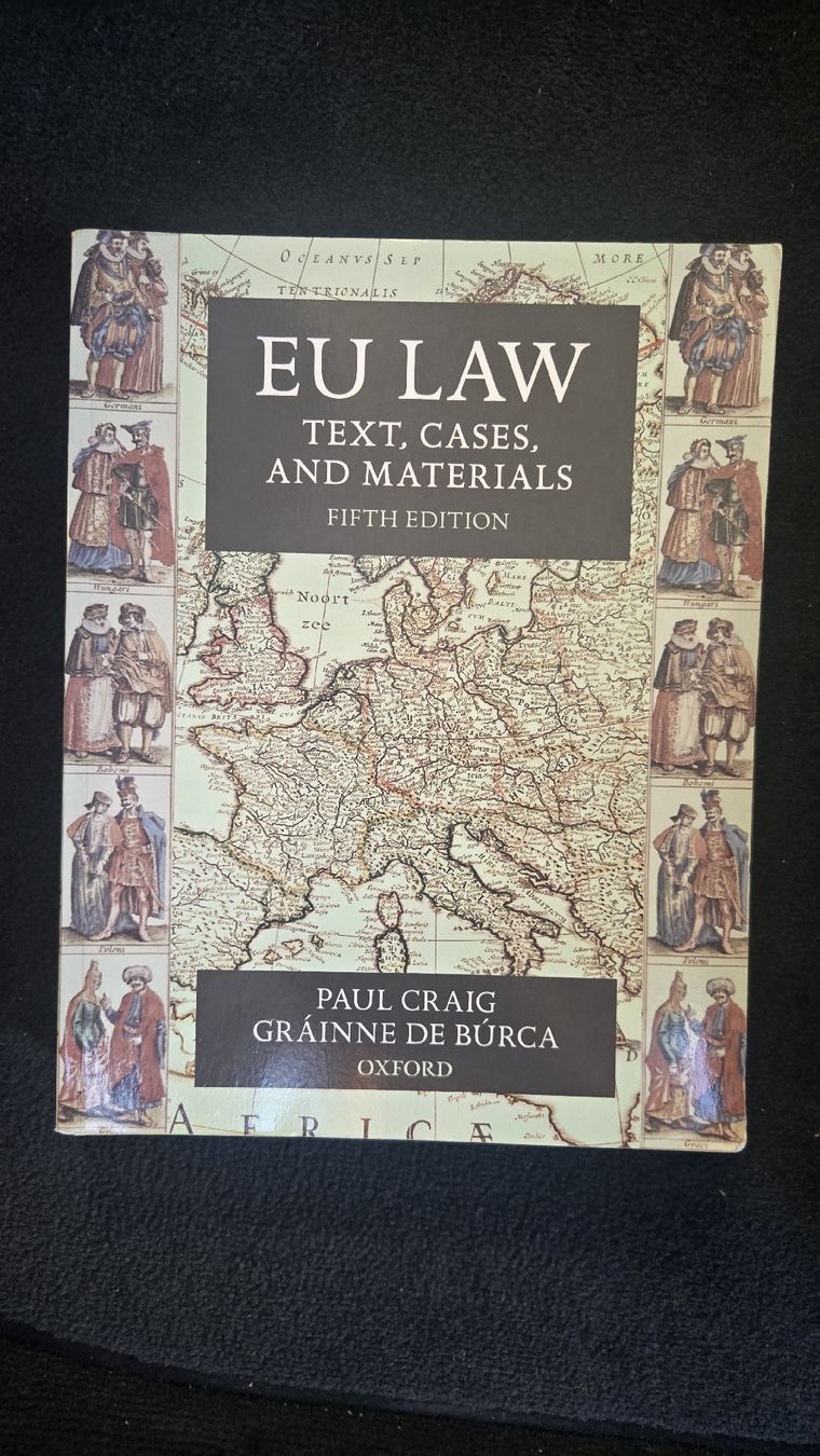 Libri: EU Law, Craig/De Burca – Usato da Frick venduto da Mitaru