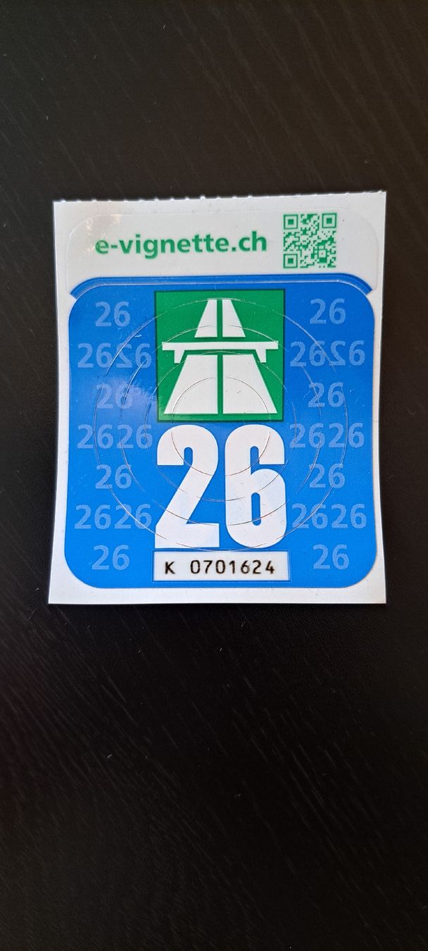 Autobahnvignetten: Autobahnvignette 2026 – Neu und originalverpackt aus Rothrist von faschGratis