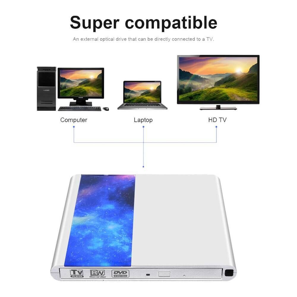 Lettore multimediale & Streamer: DVD-Brenner TV PC Externer Player – Nuovo e nell'imballaggio originale da Unterägeri venduto da RmOnline 7