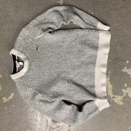 Lacoste Kinderpulover Weiss mit Muster