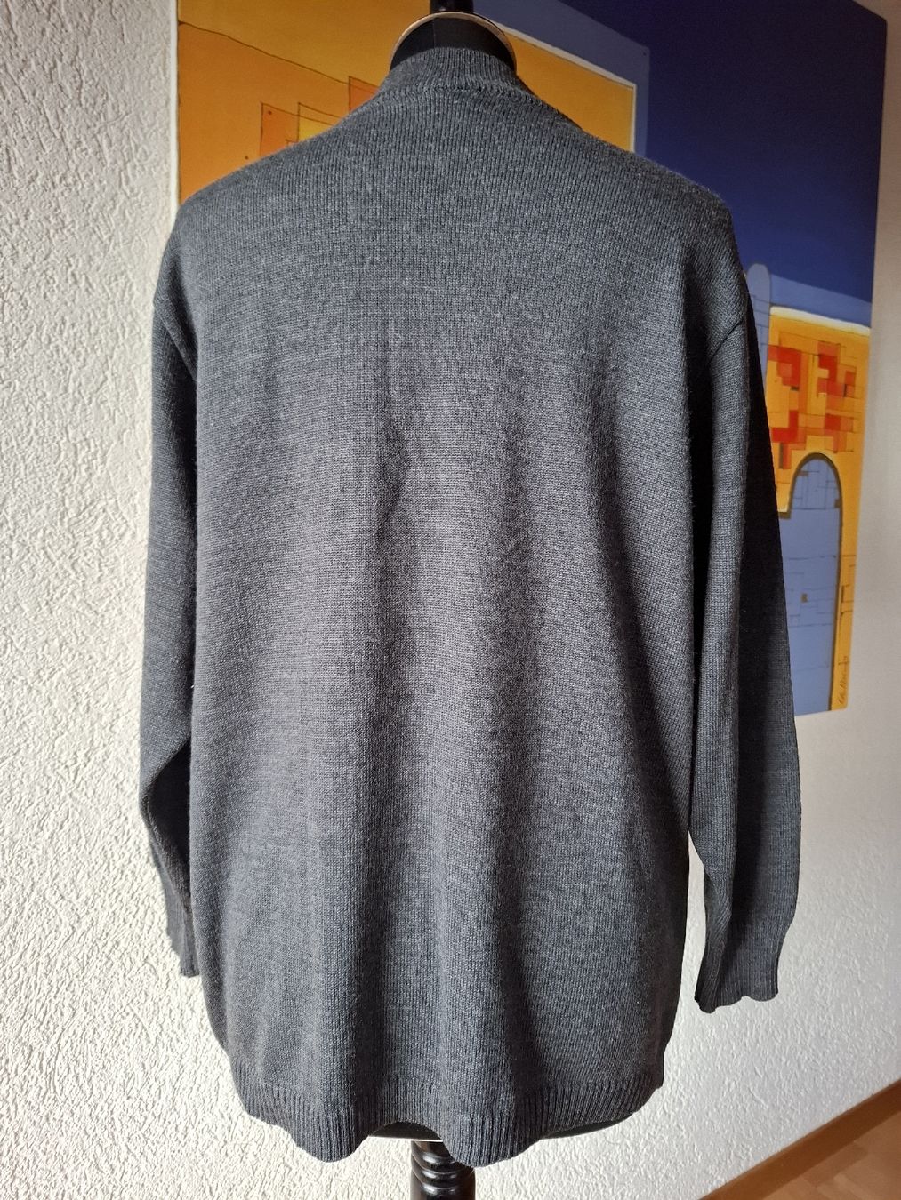 Maglioni & Felpe: Schoeller Strickpullover Gr. 42 Grau farbige Rauten nr 60 – Usato da Vinelz venduto da sonnenmond77 3