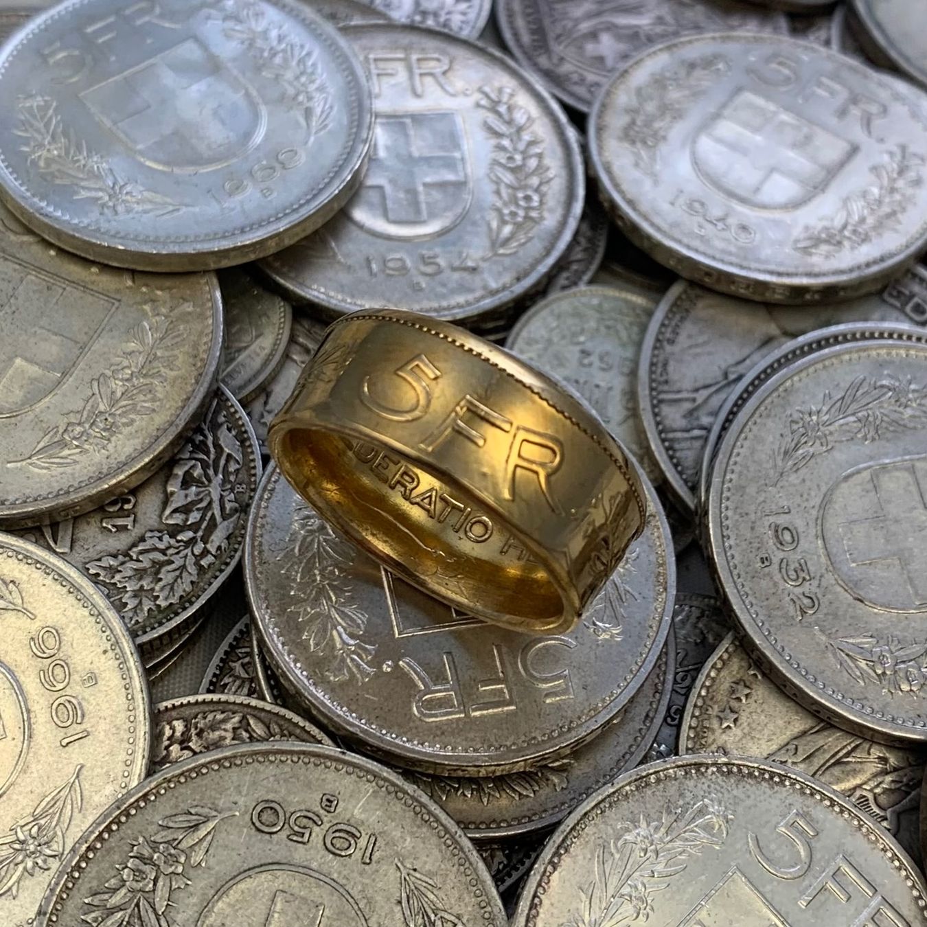 Ringe: Silberring Dr Goldig Schnägg Gr.60 – Neu (gemäss Beschreibung) aus Thun von Svonskj