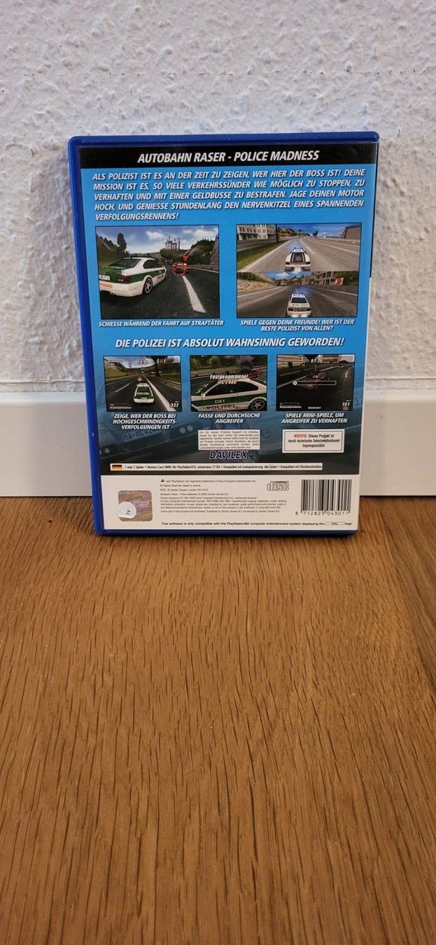Sony Giochi: PS 2 - Autobahn Raser Police Madness – Usato da Münsingen venduto da DigitaleSpielecke 1