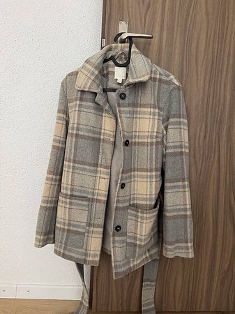 H&M Jacke/Mantel kariert Grösse: xs 