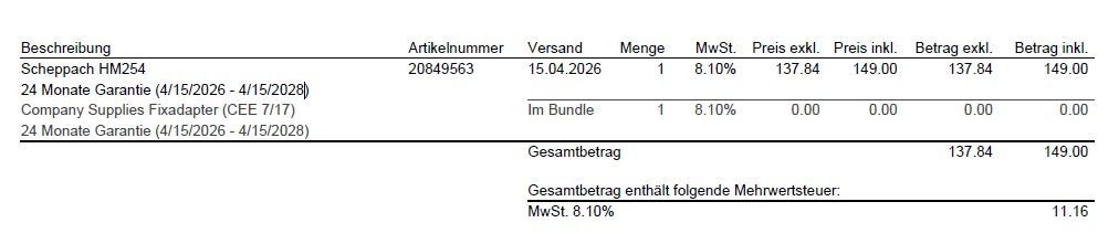 Scheppach Tutte le macchine: Kapp-, Zug- & Gehrungssäge – Nuovo (secondo la descrizione) da Affoltern am Albis venduto da Damo7 2