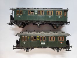2x Roco 4206/4207 DRG Personenwagen H0 #147