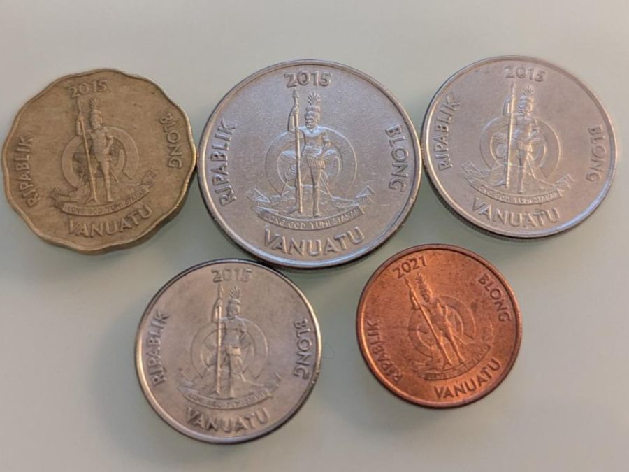 Tutti le monete: Vanuatu set circulating coins,delievry beginning July – Usato da Porrentruy venduto da jmbechir 1