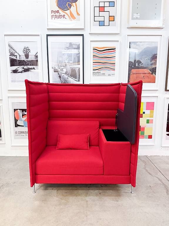 Divani: VITRA ALCOVE Work Rot – Usato da Basel venduto da used. 1