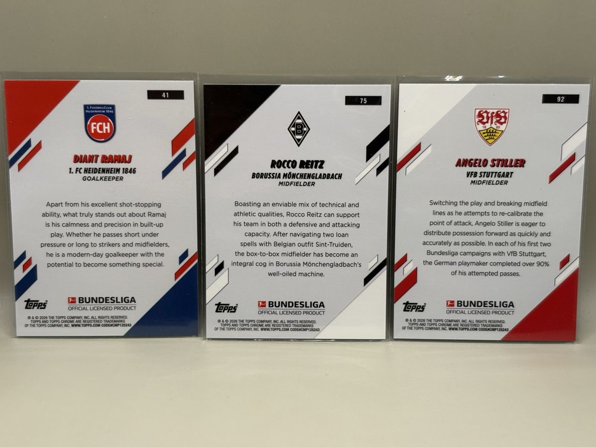Topps Carte collezionabili: Topps Chrome Bundesliga - Refractors – Nuovo (secondo la descrizione) da Oberbuchsiten venduto da Bananefrappe93 1