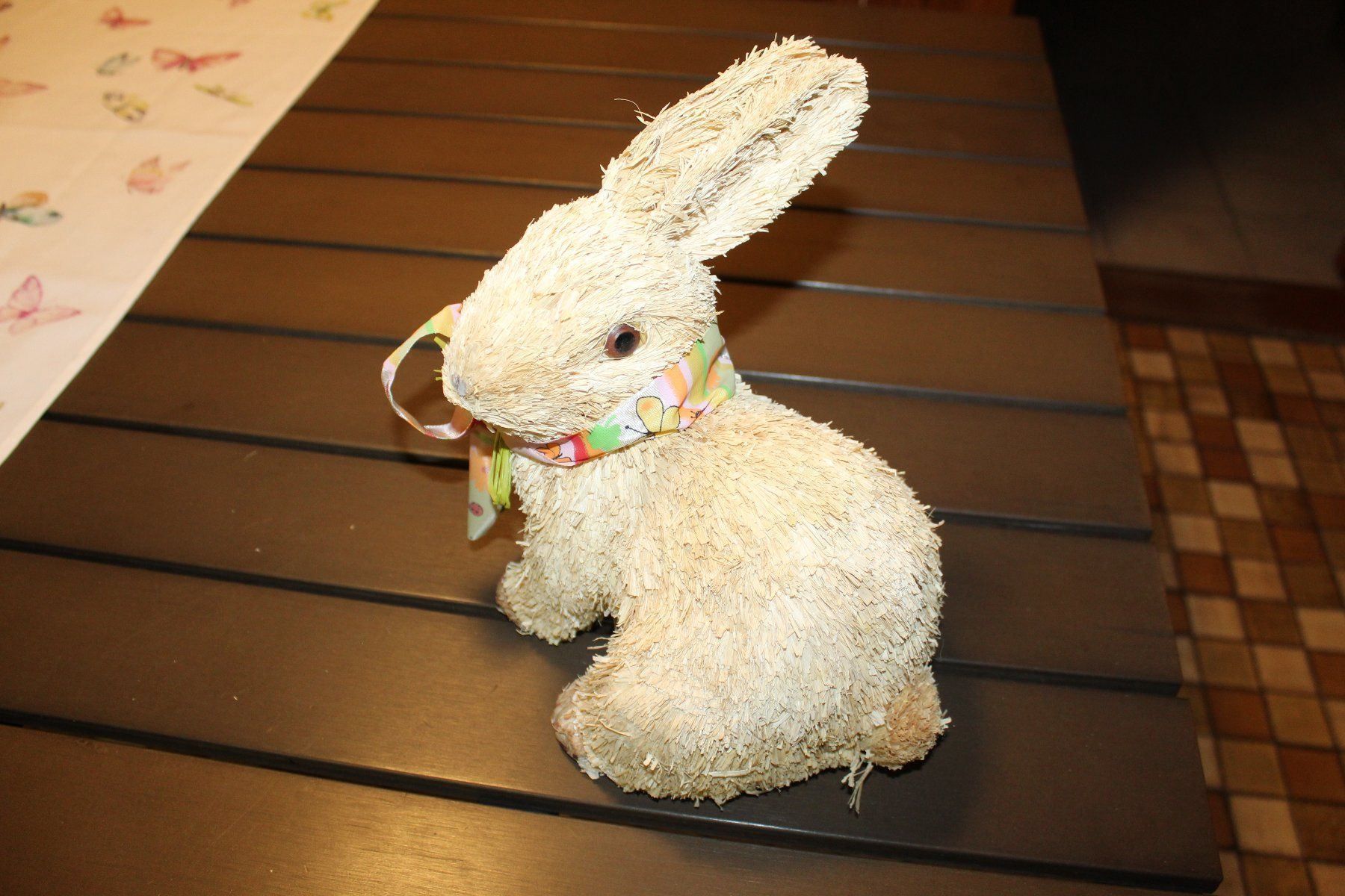 Figuren: Sitzender Strohhase, Ostern, Frühling – Gebraucht aus Winkel von Kade50 3