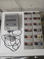 Super Nintendo Konsole mit 10 Spielen und Controller