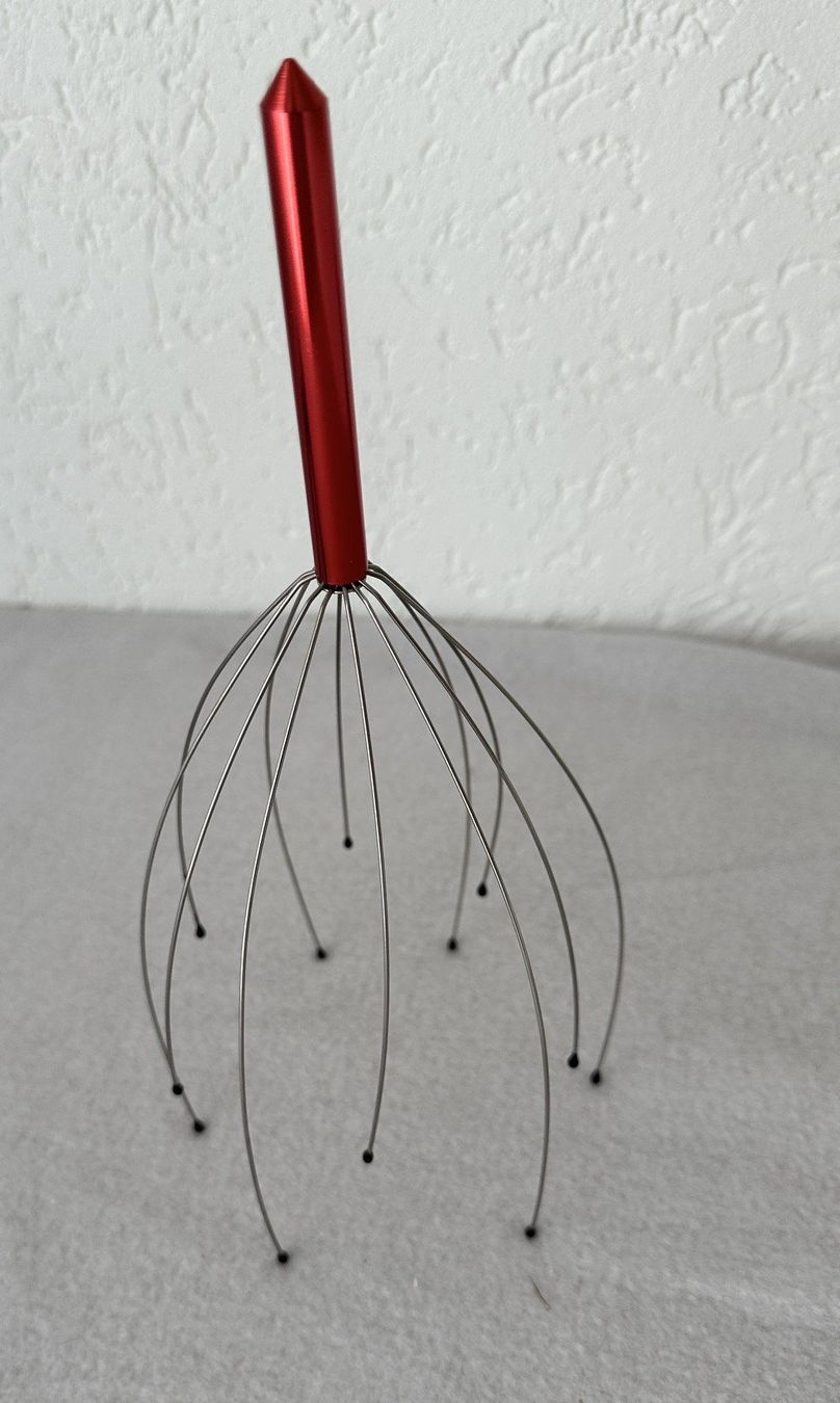 Dispositivi per massaggi: Massage-Set 3-teilig | Kopfmassage-Besen & Körper-Roller – Usato da Auw venduto da beretta1966 2