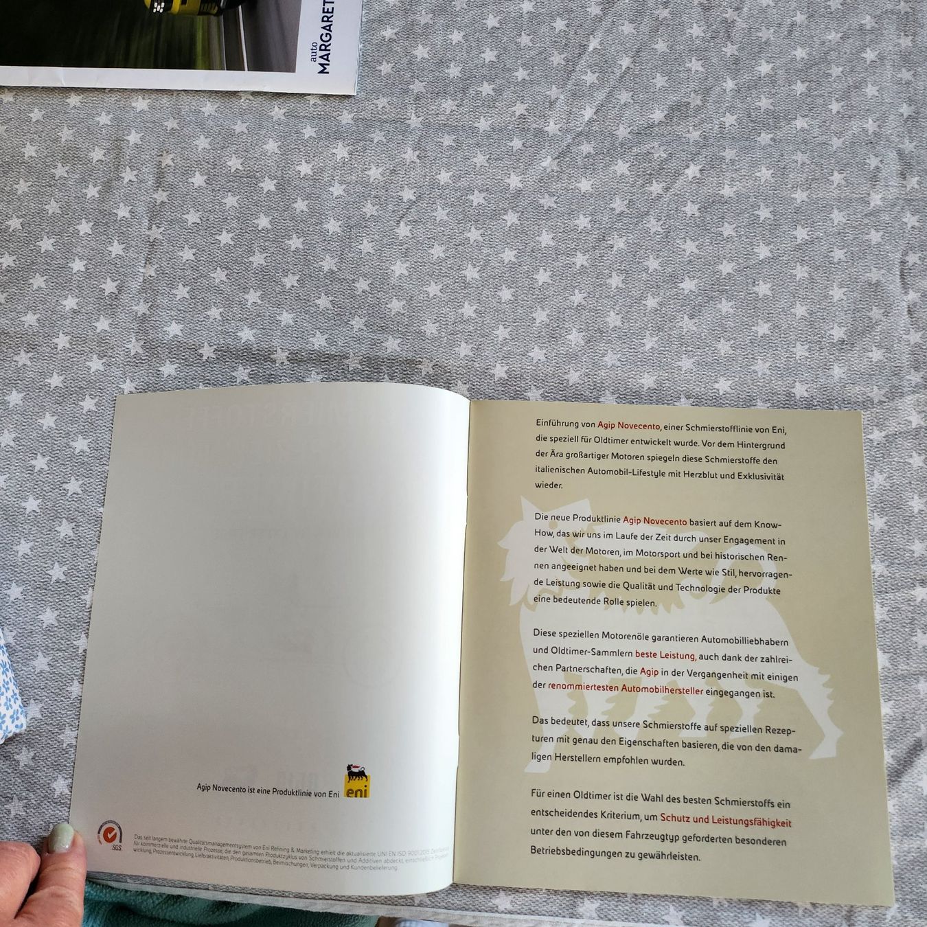 Documenti: Prospekt Schmierstoffe Oldtimer Agip – Nuovo (secondo la descrizione) da Unterägeri venduto da 0alfa0 2