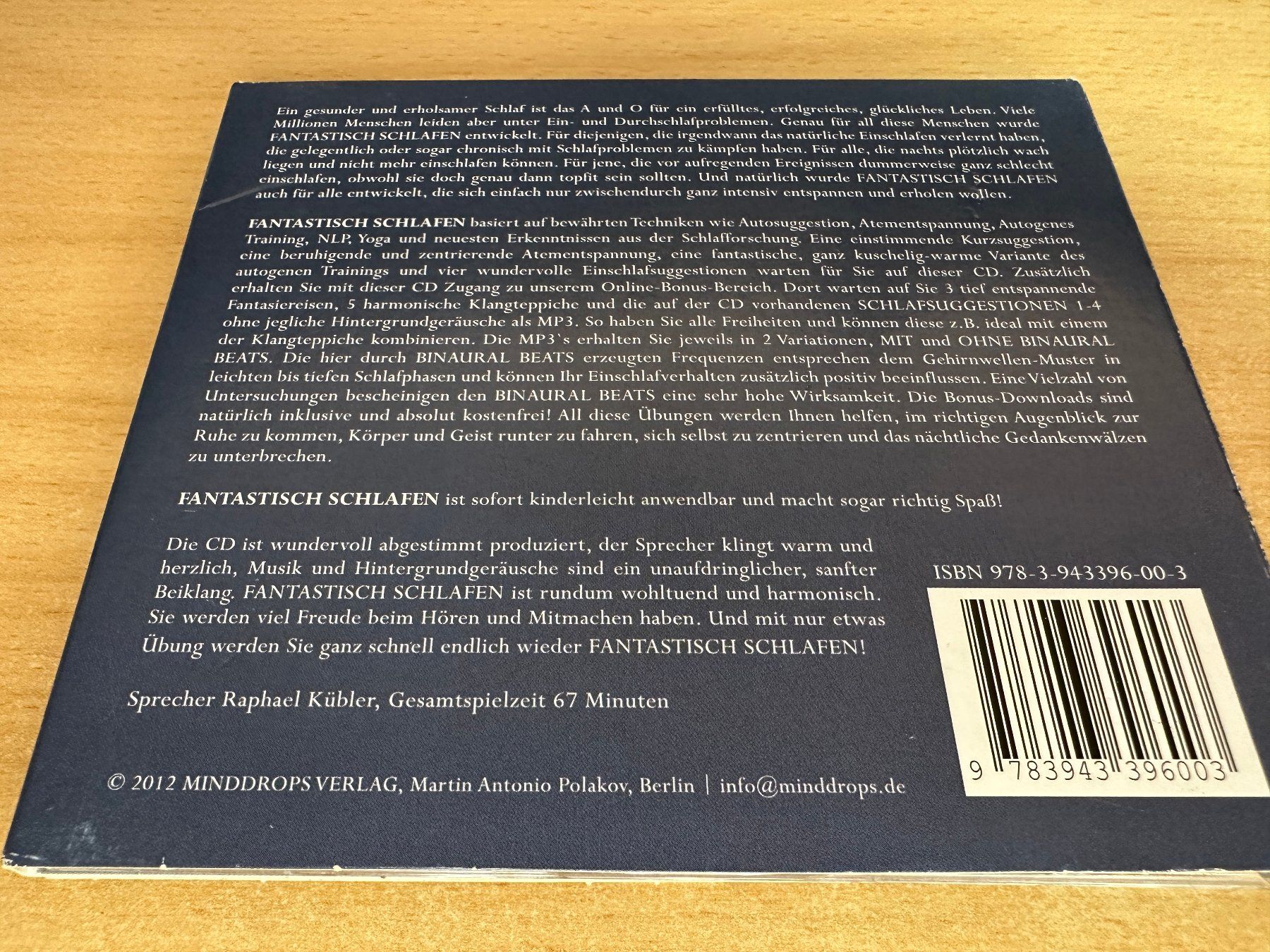 CD: FANTASTISCH SCHLAFEN – Usato da Rikon im Tösstal venduto da Alpenmutz 1