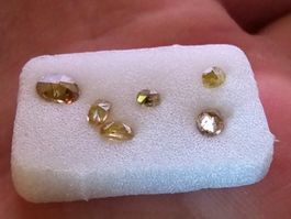 6 Natürliche  Diamanten 0.75ct