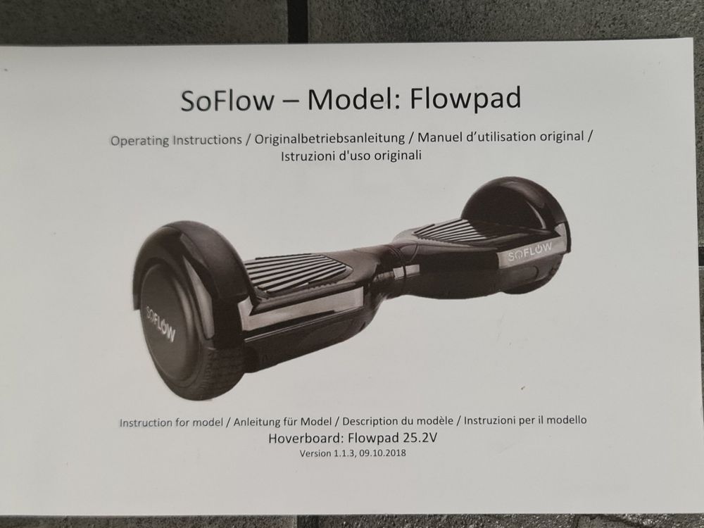 Hoverboard Soflow Flowpad Kaufen auf Ricardo