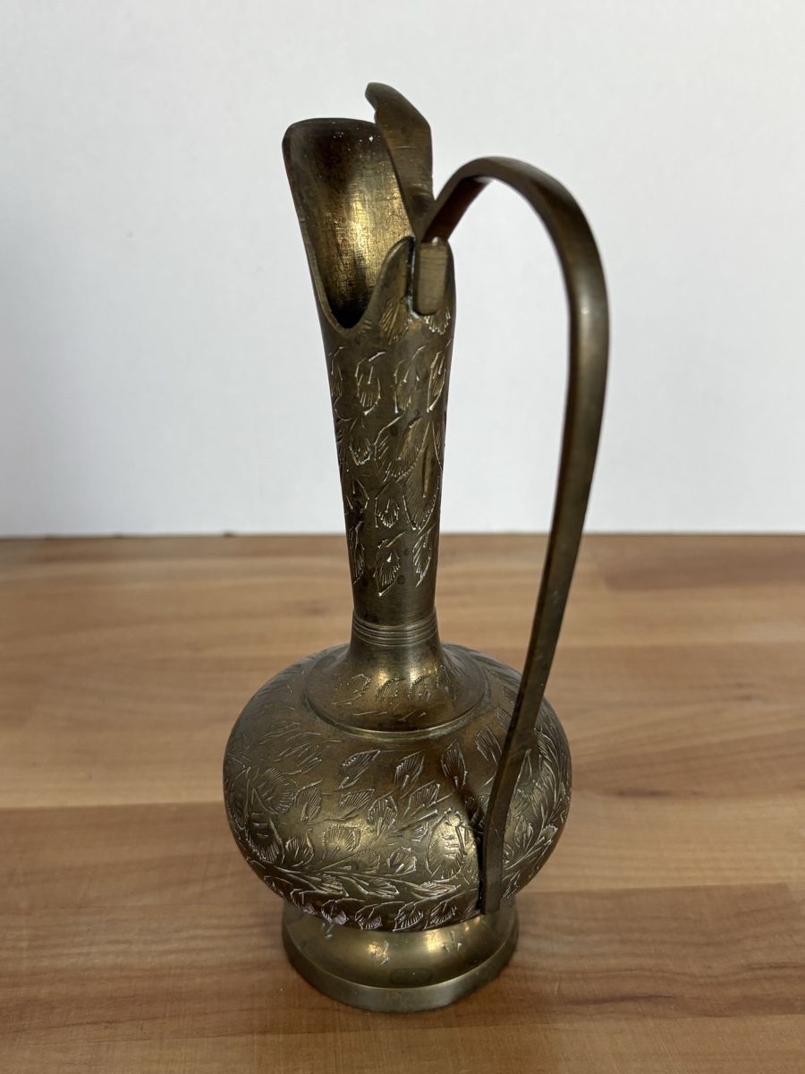 Tutte le decorazioni: Metall Kanne aus Indien – Usato da Rümlang venduto da euqinom16 3