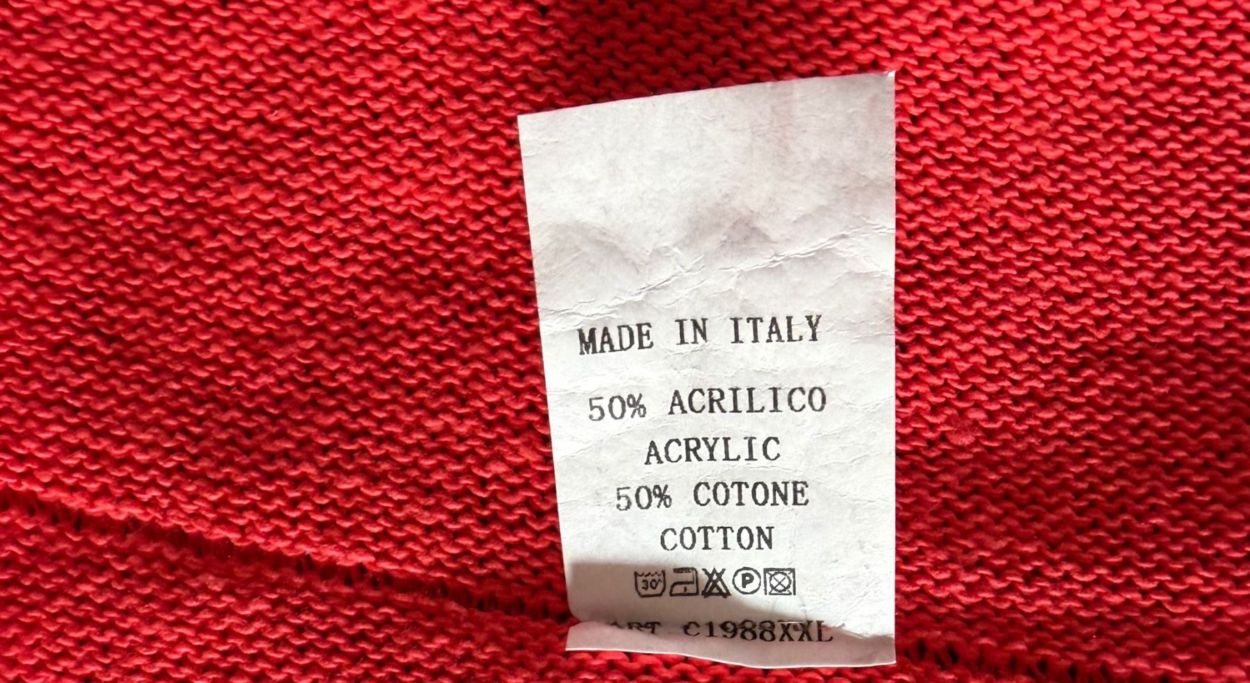 Maglioni & Felpe: Pullover rot orange leuchtend made in Italy Grösse One Size – Usato da Nussbaumen AG venduto da brigitebardot 3