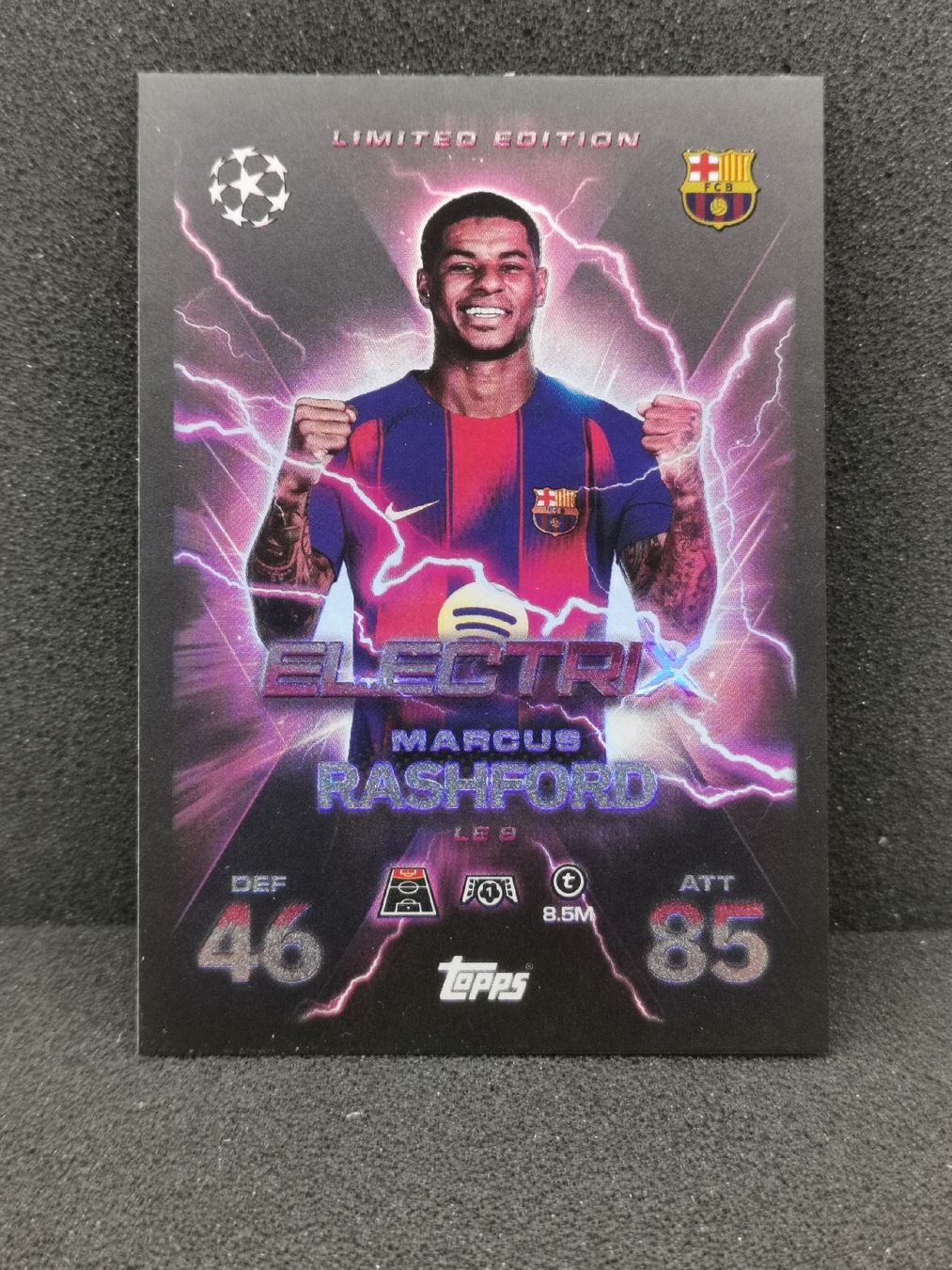 Topps Carte collezionabili: Match attax 2025 /26 Extra Marcus Rashford Electrix Limited. – Usato da Einsiedeln venduto da sza_588x