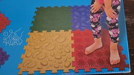 Sensorische Puzzle-Matten 4 x ( 26 x 26 cm ) -NEU !