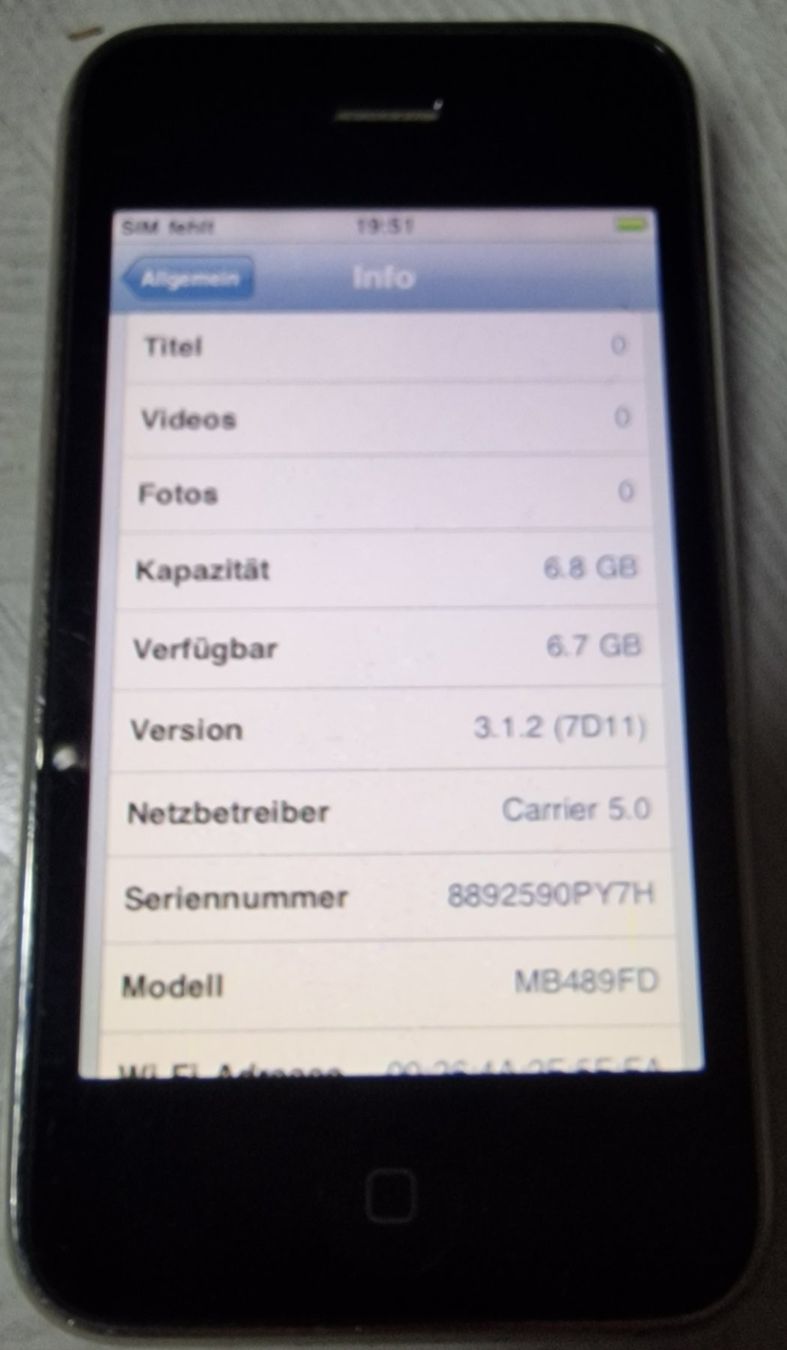 Apple Handys / Smartphones: iPhone 3G – Defekt aus Uerkheim von Justi.y 2