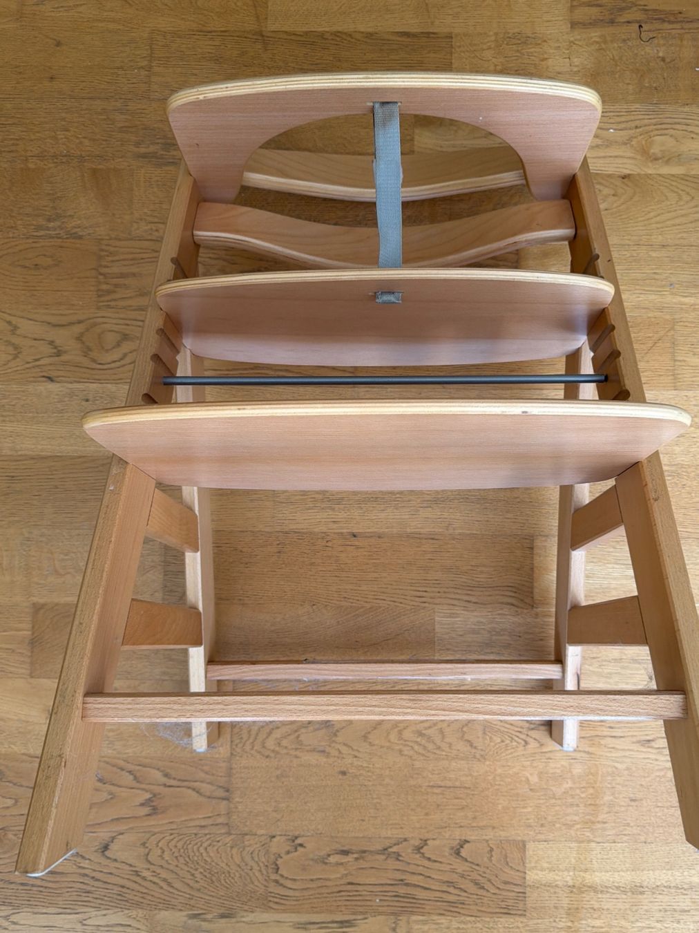 Hauck Seggioloni: Hauck Kinder Hochstuhl helles Holz mit Tablett – Usato da Nussbaumen AG venduto da normajeanbaker 5