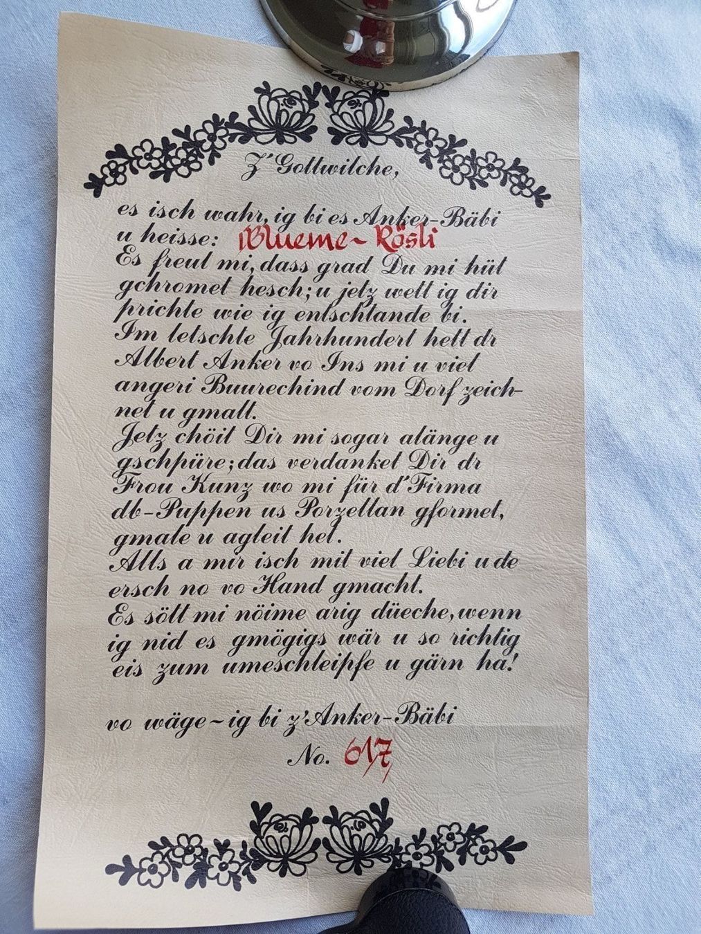 Bambole: Puppe – Nuovo e nell'imballaggio originale da Luzern venduto da Verena19510 4