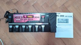 Boss RC-300 Loop Station mit Tasche und Kabelset