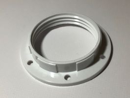 Stellring für E27 Fassung mit Aussengewinde / weiss