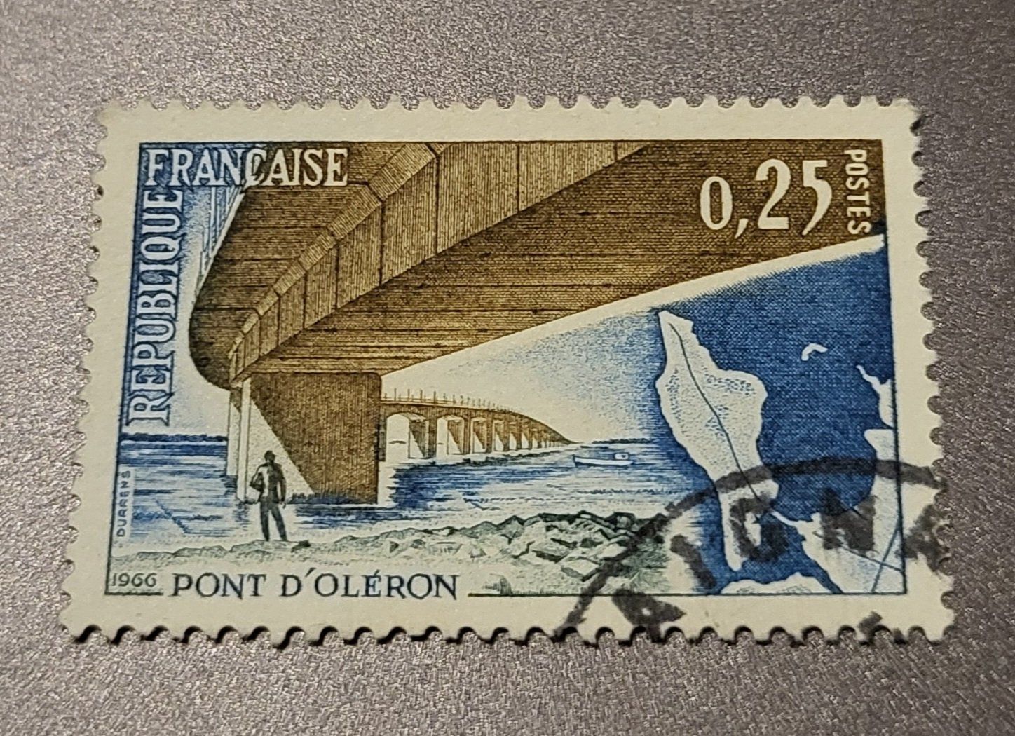 Tutti i francobolli: Frankreich 1966 briefmarke – Usato da St Gallen venduto da Stampsalshobby