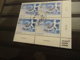 2004 Athen Viererblock ET-STEMPEL