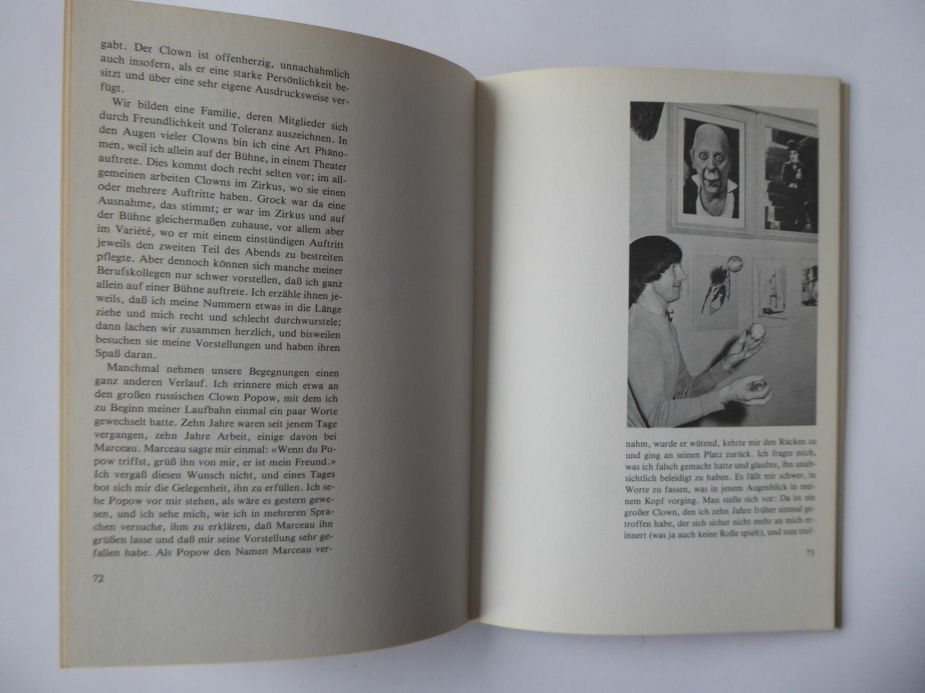 Libri: Buch Clown Dimitri, Patrick Ferla, W. Classen Verlag 1980 – Usato da Turbenthal venduto da Nautop 6