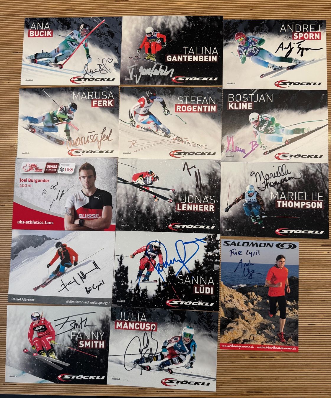 Autographes: Diverse Autogrammkarten – D'occasion à Kestenholz par cvx_889vv