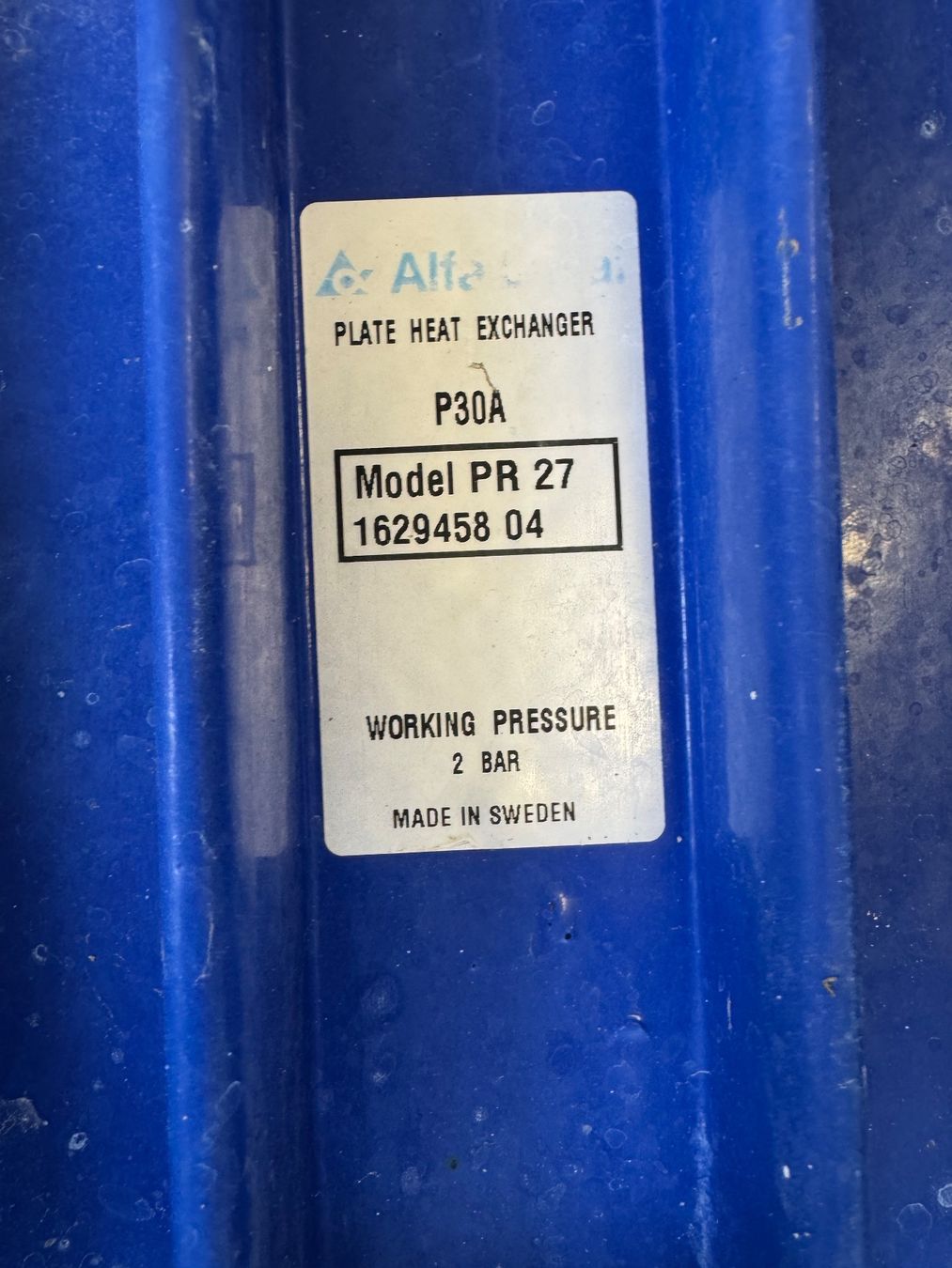 Delaval Tutte le macchine: Plattenkühler für Milch – Usato da Schwarzenbach venduto da mahaghonie 3