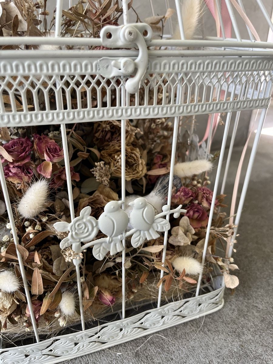 Alle Dekorationen: Vogelkaefig Deko mit Trockenblumen – Gebraucht aus Zürich von tsunrise122 2