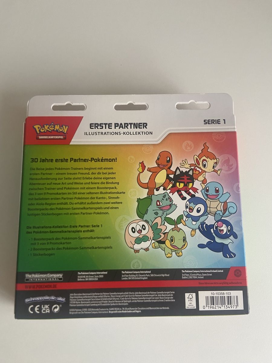 Pokémon Carte collezionabili: pokemon erste partner serie 1 – Nuovo e nell'imballaggio originale da Stäfa venduto da JamesO03 1