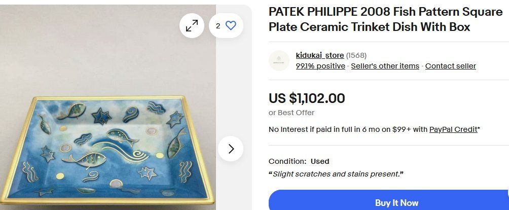 Patek Philippe Portacenere: Vide poche Patek Philippe Empty Pocket 2022 – Nuovo e nell'imballaggio originale da Collonges venduto da arashee 6