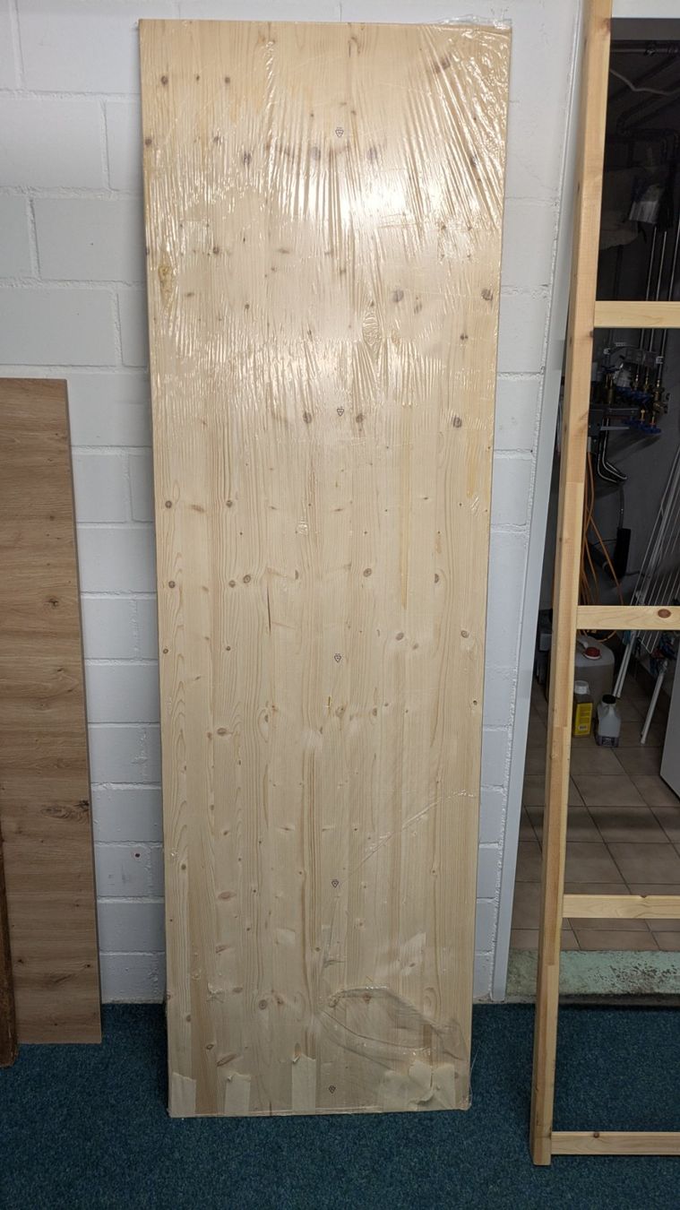 Servierplatten: Leimholzplatte 2000 x 600 x 18 mm – Gebraucht aus Rothrist von Brager 1