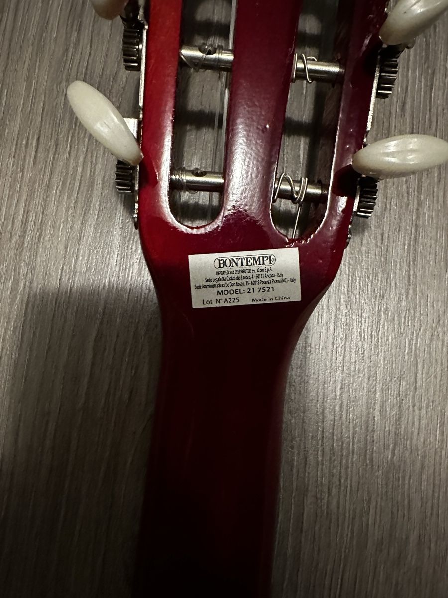 Bontempi Strumenti musicali: Guitare classique Bontempi avec housse – Nuovo (secondo la descrizione) da Grône venduto da Amte73 3