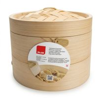 Ibili Bambusdämpfer 20 cm Set 3-stöckig mit Deckel ab 1.-