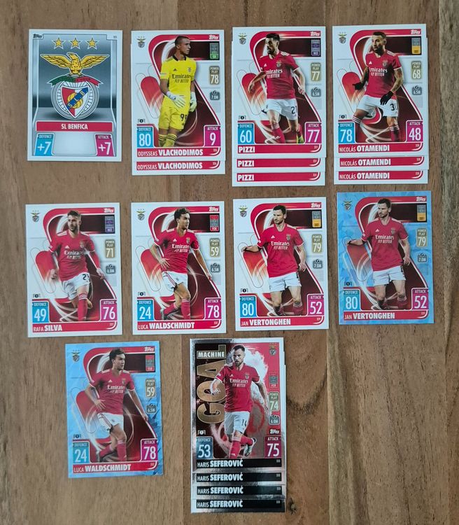 Topps Carte collezionabili: 56 Karten von Portugiesische Vereine - Topps Match Attax – Nuovo (secondo la descrizione) da Burg AG venduto da Danoe 1